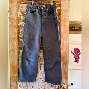 Madewell Perfect Vintage Wide-legged, Gray Sz 26